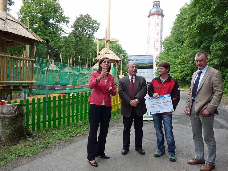 Neue Kletterattraktion f&uuml;r Dreik&auml;sehochs (Foto: Karl-Heinz Herrmann)