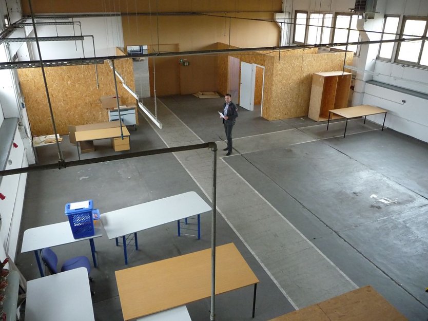 Blick in die zu sanierende Halle (Foto: TiRo Neu)