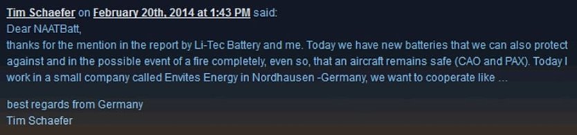 Dank von Tim Schäfer (Foto: privat) Dank von Tim Schäfer (Foto: privat)