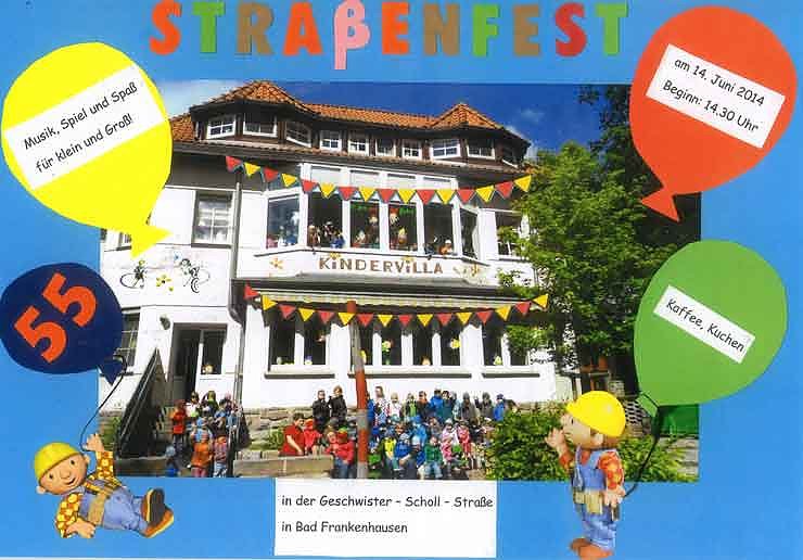 Stra&szlig;enfest (Foto: Kindervilla Bad Frankenhausen)