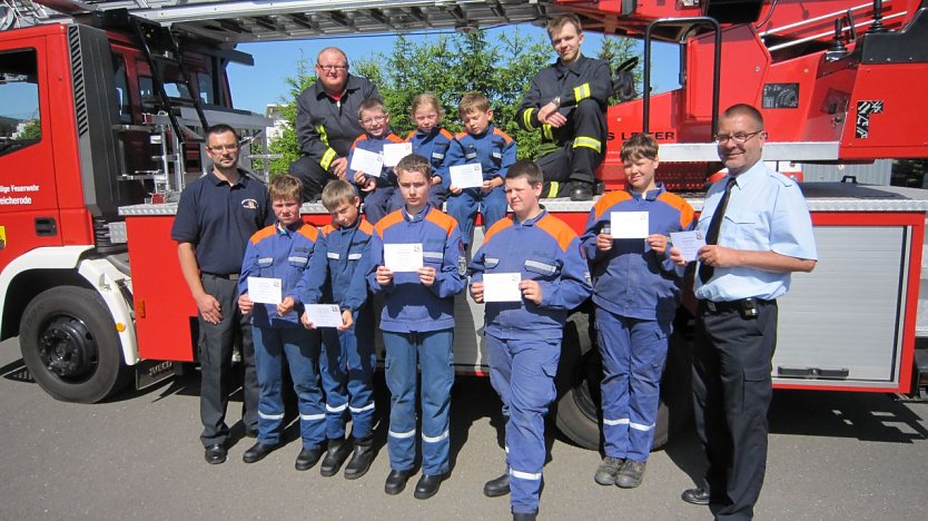 Endlich gab es die begehrten Freikarten (Foto: Stadtverwaltung Bleicherode)