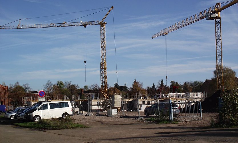 Hier entsteht ein Seniorenzentrum (Foto: Kurt Frank)