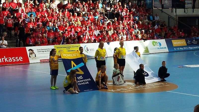 Unterst&uuml;tzung bei Champions League (Foto: Stadt Bad Frankenhausen)