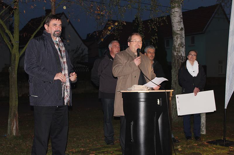 Erdgasnetz nun offiziell angeschlossen (Foto: Karl-Heinz Herrmann)