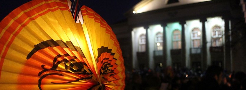 Martini wurde auch dieses Jahr wieder auf dem Theaterplatz gefeiert (Foto: Angelo Glashagel)