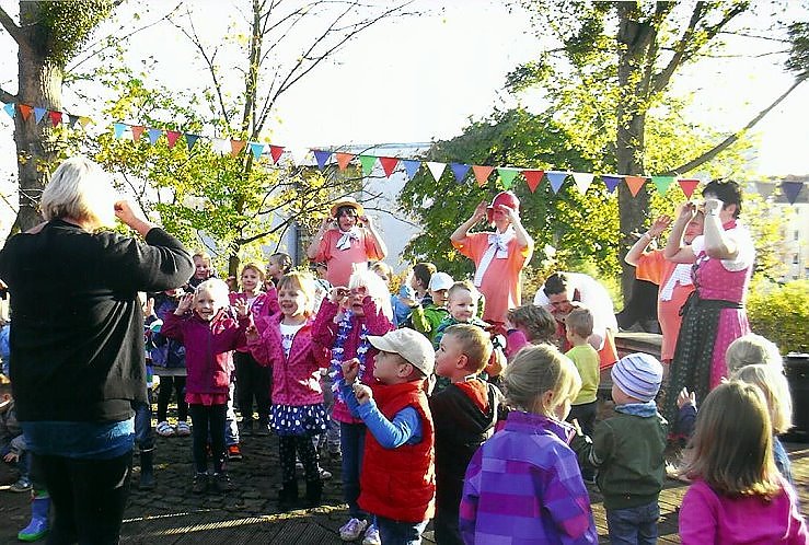 Herbstfest in der Kita Wippergärtchen (Foto: Stadt Bad Frankenhausen)