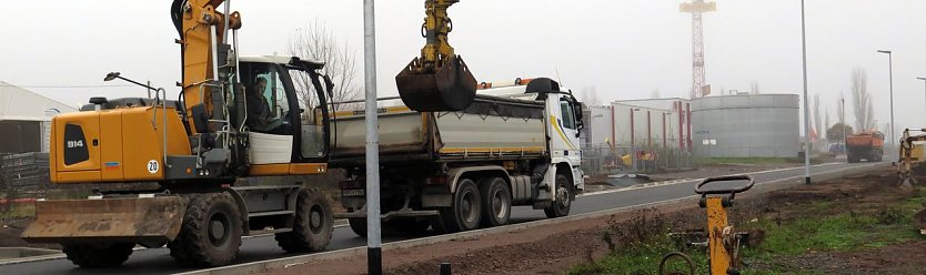 Uthleber Weg - das modernste Gewerbegebiet in Nordhausen (Foto: nnz)