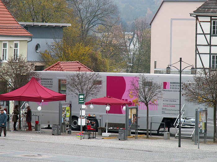 Mammo-Mobil in Sondershausen (Foto: kn)