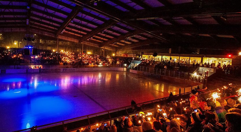 Blick ins Wumbergstadion in Braunlage (Foto: Brandes / Sportfotos BS)