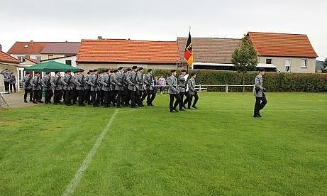 Öffentliche Vereidigung in Oberspier (Foto: Karl-Heinz Herrmann)