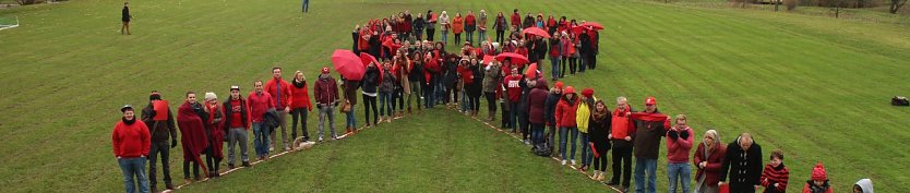 Studenten der Fachhochschule Nordhausen erinnern an Welt-AIDS-Tag (Foto: Angelo Glashagel)