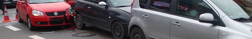 Unfall auf der Rautenstra&szlig;e (Foto: Angelo Glashagel)