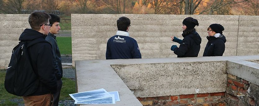 Jugendguides trafen sich in Gedenkst&auml;tte bei Nordhausen (Foto: privat)