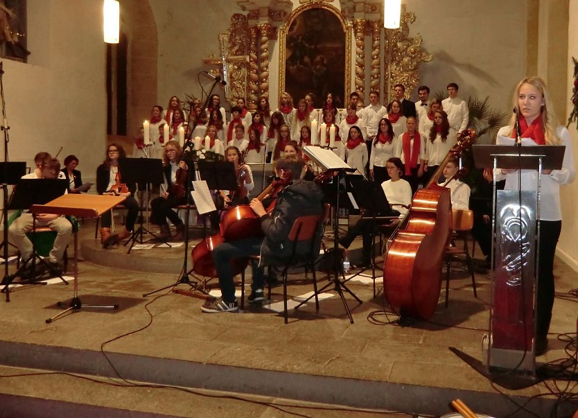 Weihnachtskonzert des Schiller-Gymnasiums Bleicherode (Foto: S. Winter)