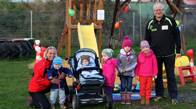 Spielplatz f&uuml;r den Nachwuchs (Foto: privat)