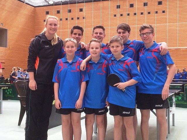 die Schulmannschaft des Friedrich-Schiller-Gymnasiums Bleicherode konnte wieder in Berlin mitk&auml;mpfen (Foto: Lars Englert)
