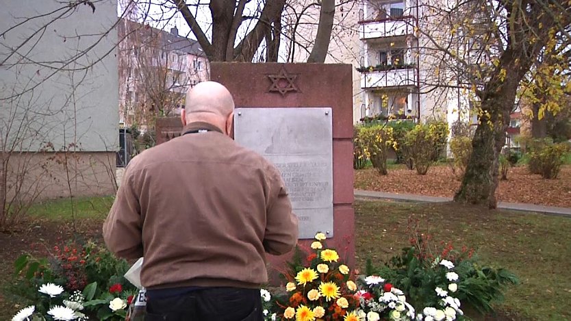 Gedenken an die Progromnacht vom 9. November 1938 in Nordhausen (Foto: Angelo Glashagel)