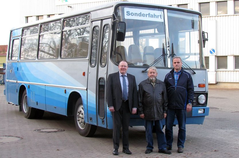 Historischer Bus hat Heimat in Nordhausen (Foto: F. Bernsdorf)