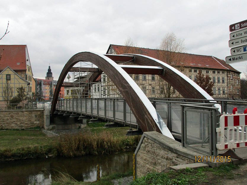Wipperbr&uuml;cke vorfristig fertiggestellt (Foto: Stadt Sondershausen)