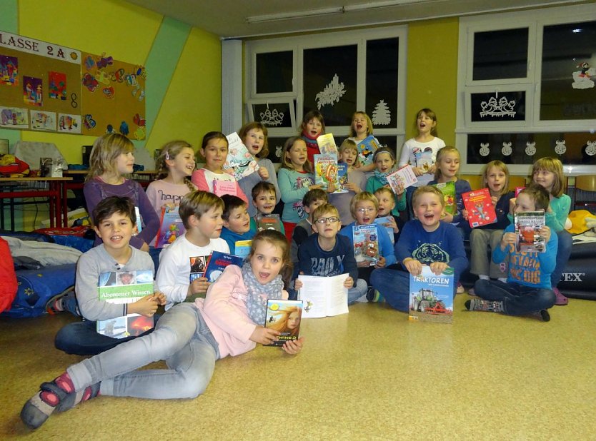 Lesenacht in der Grundschule G&ouml;rsbach (Foto: Pressestelle Landratsamt)