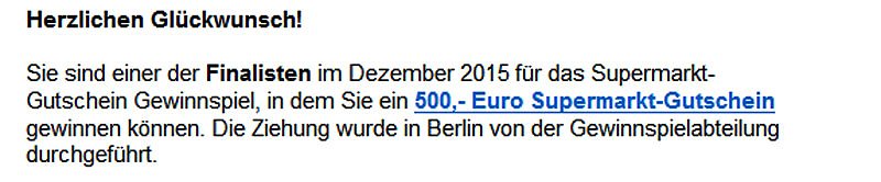 Vorsicht Gutschein (Foto: Karl-Heinz Herrmann)