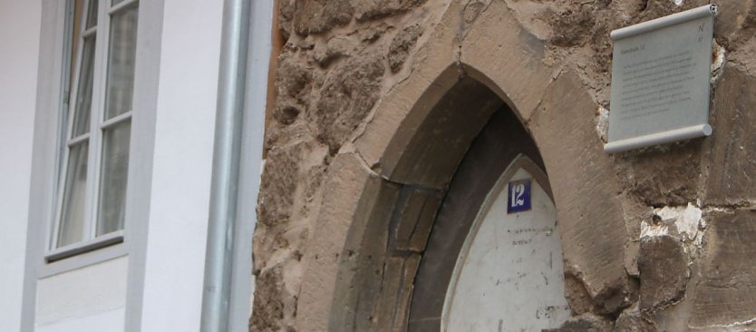 Das &auml;lteste Haus am Platz - die Domstra&szlig;e 12 in Nordhausen (Foto: Angelo Glashagel)