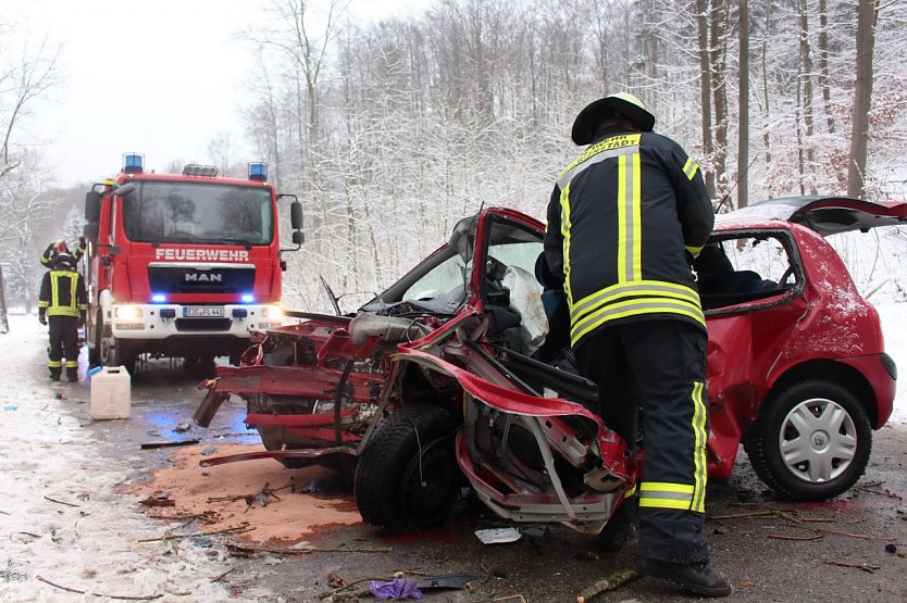 Unfall Flinsberg (Foto: Feuerwehr Heiligenstadt)