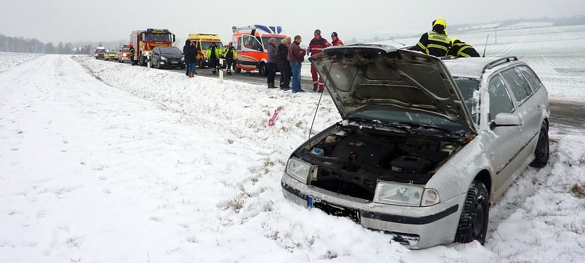 Unfall zwischen Leimbach und Himmelgarten (Foto: privat)