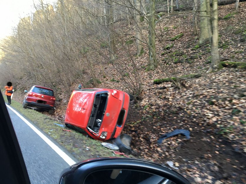Von der Stra&szlig;e gerammt (Foto: privat)