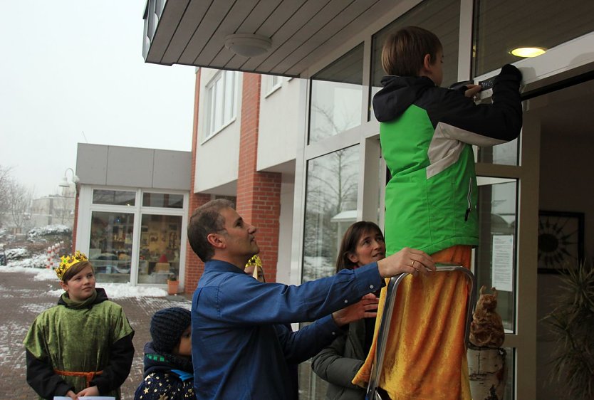 Sternsinger zu Gast (Foto: Krug)