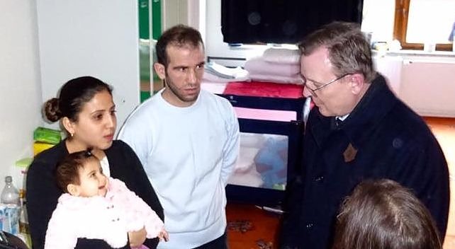 Besuch in S&uuml;lzhayn (Foto: J. Piper)