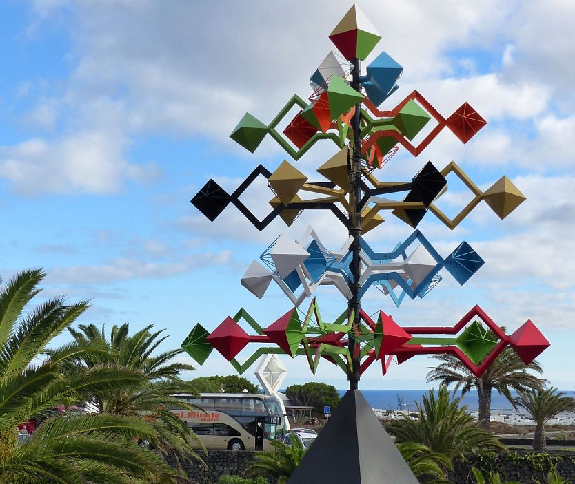 Windkunst auf Lanzarote (Foto: Dr. Wolfgang R. Pientka)