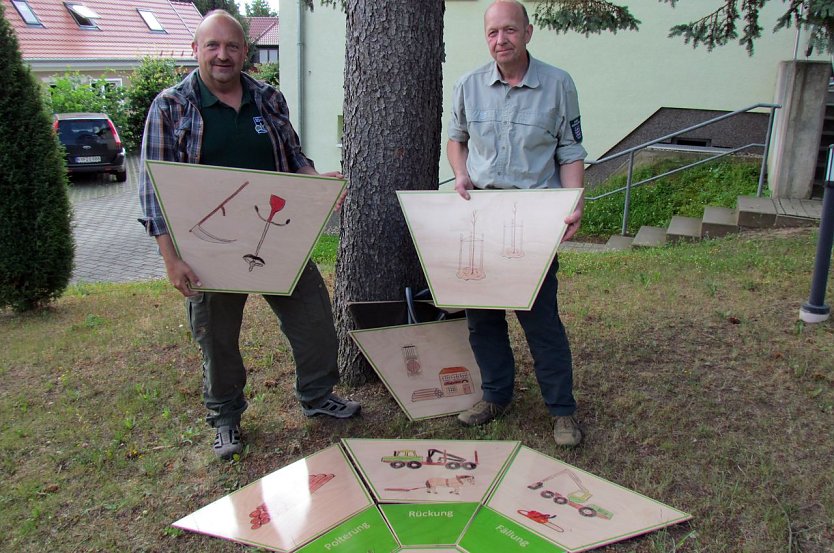 Puzzle aus Holz (Foto: Forstamt Bleicherode/S&uuml;dharz)