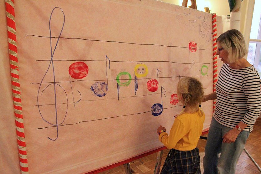 Ton in Ton - auf Farbe wurde zum Kunstfest heute Musik (Foto: Sylvia Spehr)