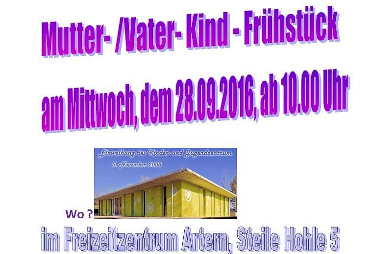 Mutter-Kind-Fr&uuml;hst&uuml;ck (Foto: Freizeizentrum Artern)