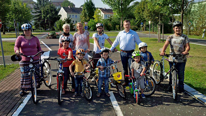 Gelungene Spendenaktion (Foto: Daniel P&ouml;&szlig;el)