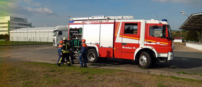 Auf dem Possen und im Gewerbegebiet (Foto: FFW SDH-Mitte) Auf dem Possen und im Gewerbegebiet (Foto: FFW SDH-Mitte)