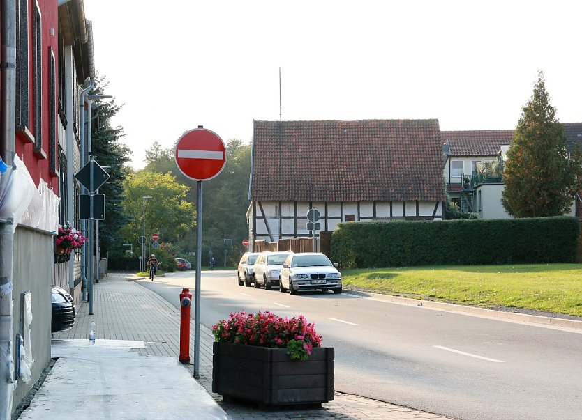Blick von der Ellricher Heimstra&szlig;e in Richtung Hospital-und Sandstra&szlig;e (Foto: S. Schedwill)