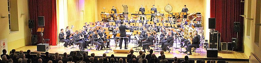 Luftwaffenmusikkorps Erfurt begeisterte (Foto: Karl-Heinz Herrmann)