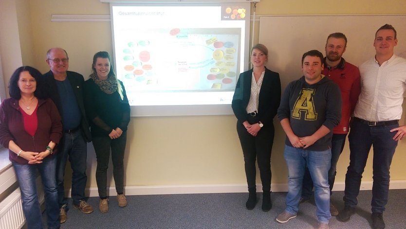 Bei der Kick-off-Veranstaltung wurden k&uuml;nftige Aktivit&auml;ten rund um das Thema Wertstoffwende in den Sozialen Medien geplant und diskutiert (Foto: Hochschule Nordhausen)