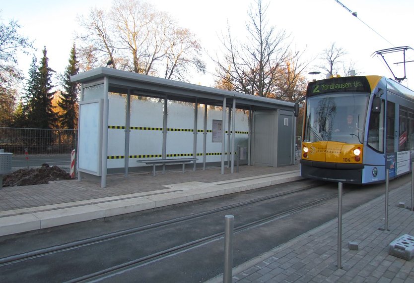 Bauarbeiten beendet (Foto: F. Bernsdorf, Stadtwerke Nordhausen)