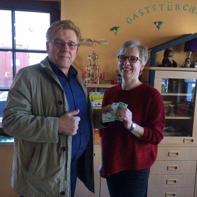 Siegfried Gentele MdL und Frau Noack  (Foto: Rene Casta)