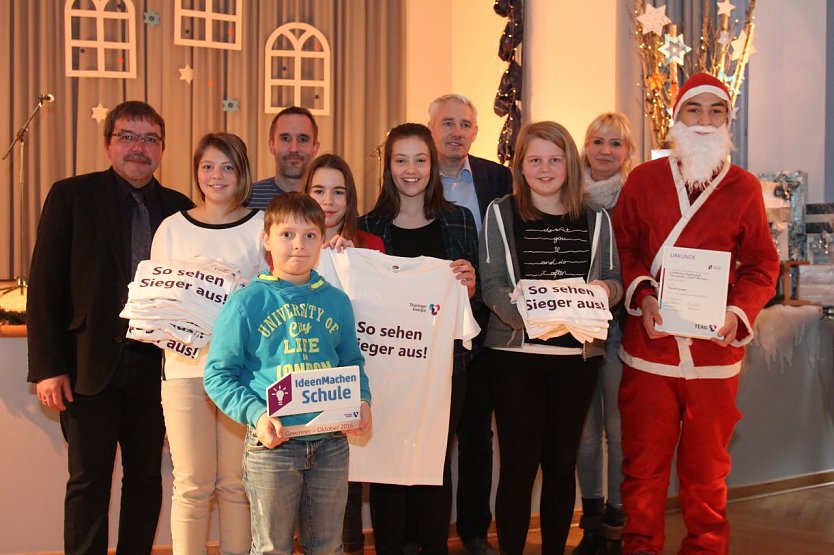 Die Regelschule Heringen wurde im Rahmen des Projekts "IdeenmachenSchule" als Leuchtturm ausgezeichnet (Foto: Susanne Peter)