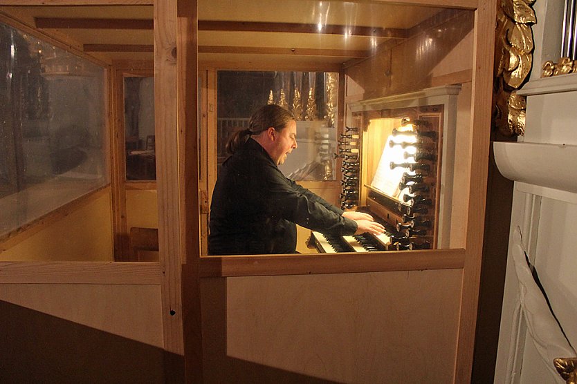 Kreiskantor freiwillig in der Zelle (Foto: Karl-Heinz Herrmann)