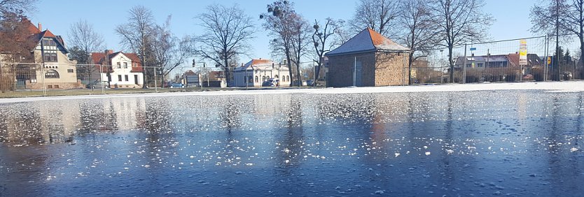 Bad Frankenhausen f&uuml;hrt Besucher aufs Glatteis (Foto: Kur- und Tourismus GmbH)