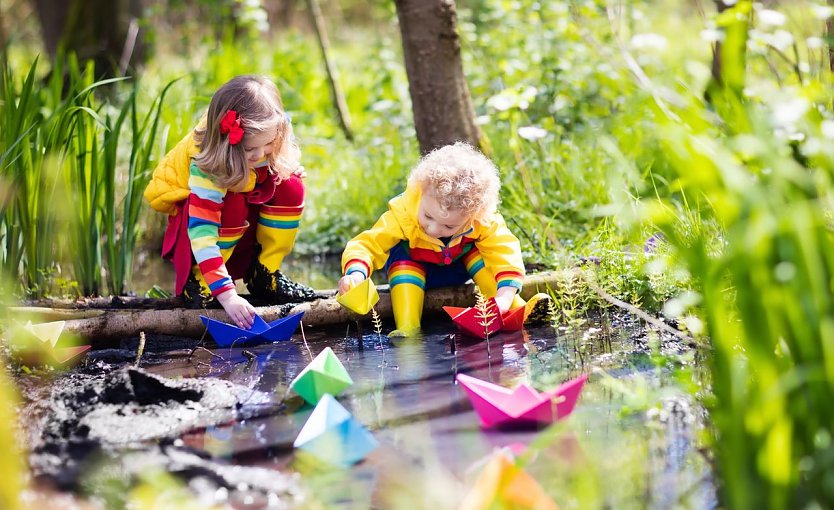 Waldkindergarten (Foto: Naturparkverwaltung Kyffhäuser/Südharz)