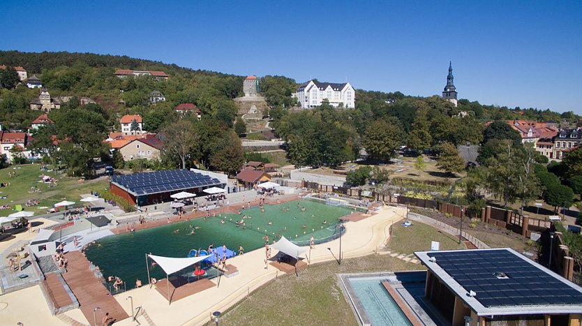 Eröffnung der Freibadsaison im Solewasser-Vitalpark (Foto: Stadtmarketing Bad Frankenhausen)