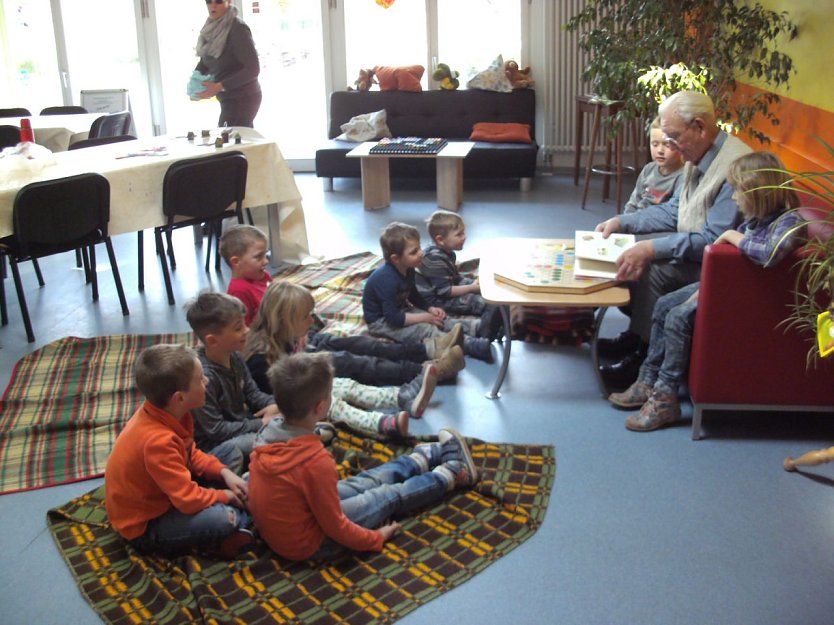 Kindergartenkinder im Freizeitzentrum (Foto: Freizeitzentrum Artern)