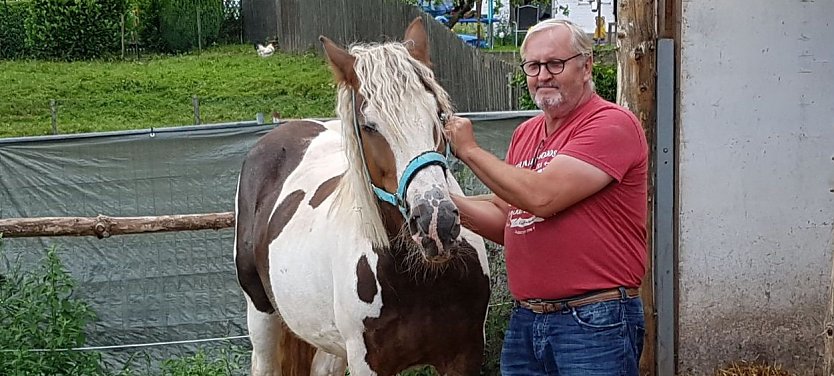 Klaus Hilpert mit Ruby (Foto: privat)