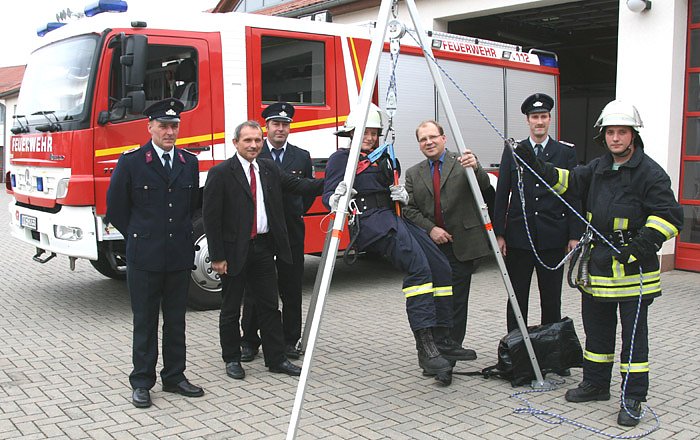 Rollgliss für Feuerwehr Sondershausen-Mitte (Foto: Günter Herting) Rollgliss für Feuerwehr Sondershausen-Mitte (Foto: Günter Herting)